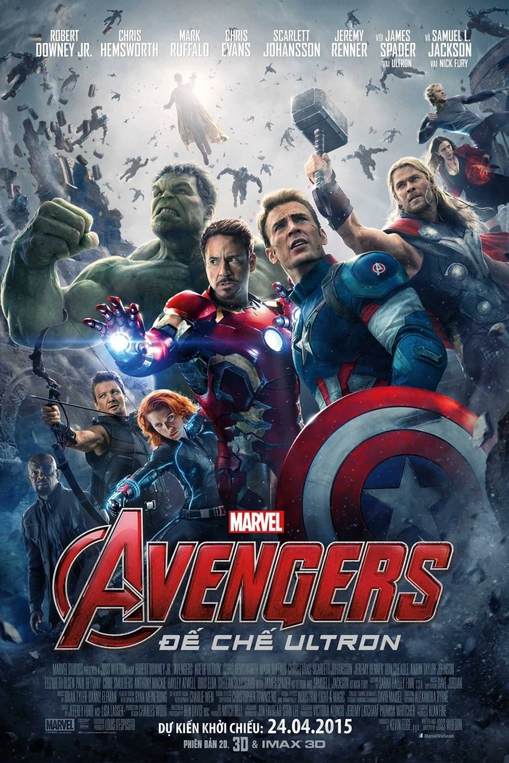 Biệt Đội Siêu Anh Hùng 2: Đế Chế Ultron - Avengers: Age Of Ultron (2015)